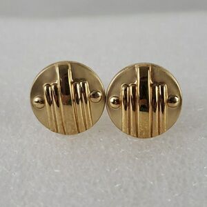Hayward 1/20 12K Gold Filled Cufflinks Round Art Deco Vintage